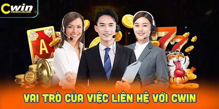 Vai trò của việc liên hệ với CWIN trong quá trình sử dụng là gì?